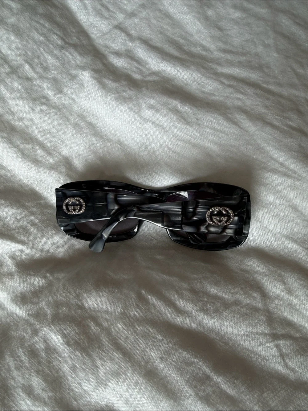 Gucci Rhinestone Logo Sunglasses